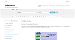 Desktop Screenshot of directorysubmission.sammrat.com